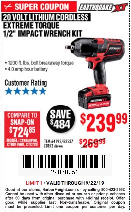 Battery impact wrench harbor freight discount