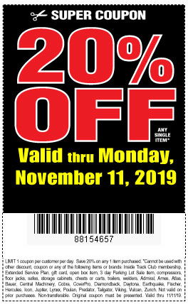 20% off 1 item