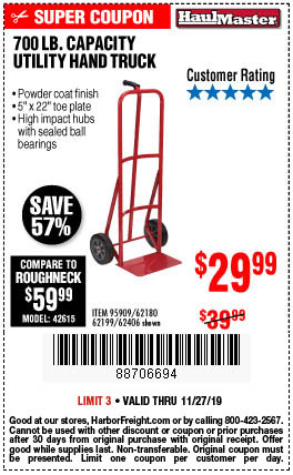 700 lbs. Capacity Utility Hand Truck