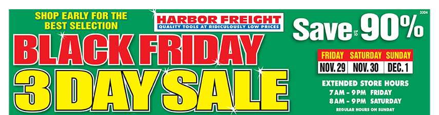 Black Friday 2019 at Harbor Freight