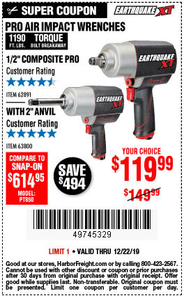 1/2 in. Composite Xtreme Torque Air Impact Wrench