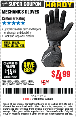 Mechanics Gloves X-Large