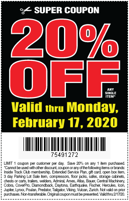 20% off 1 item