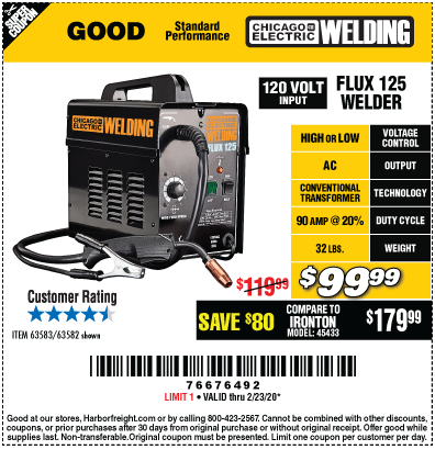 FLUX 125 WELDER