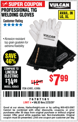 Professional TIG Welding Gloves - L