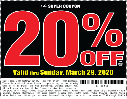 20% off 1 item