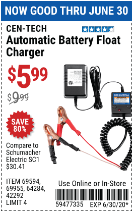 Automatic Battery Float Charger