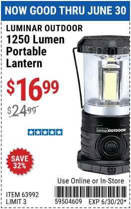 1250 Lumen Portable Lantern