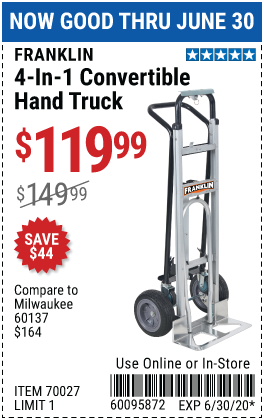 4-in-1 Convertible Hand Truck