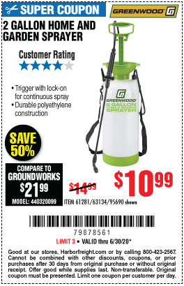 2 gallon Home and Garden Sprayer