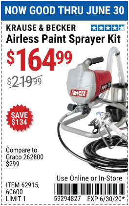 Airless Paint Sprayer Kit