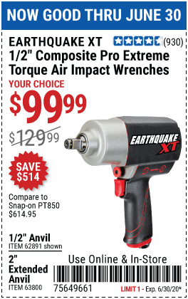 1/2 in. Composite Xtreme Torque Air Impact Wrench