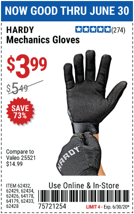 Mechanics Gloves X-Large