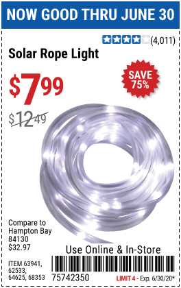 SOLAR ROPE LIGHT