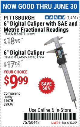 6 in. Digital Caliper