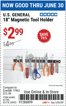 18 in. Magnetic Tool Holder