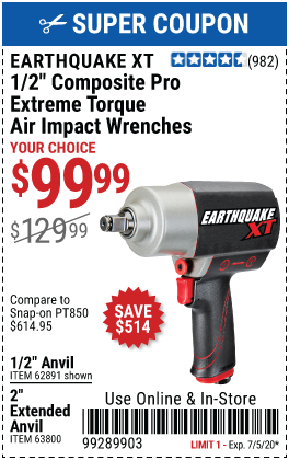 1/2 in. Composite Xtreme Torque Air Impact Wrench