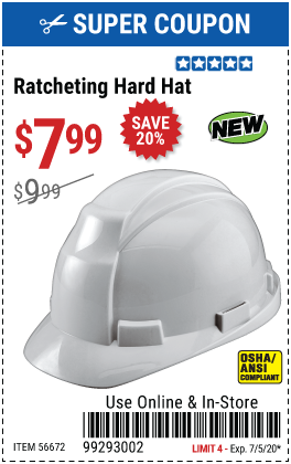 Ratcheting Hard Hat