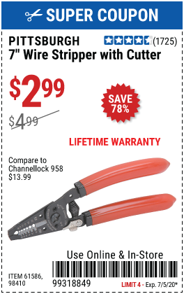 7 in. Wire Stripper with Cutter