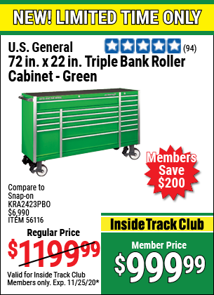 Us general 72 toolbox coupon discount