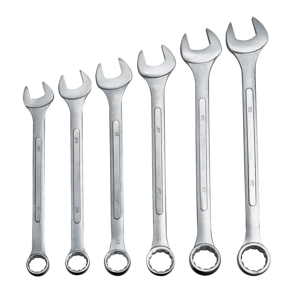 PITTSBURGH Metric Jumbo Combination Wrench Set 6 Pc. - Item 33284 / 61514