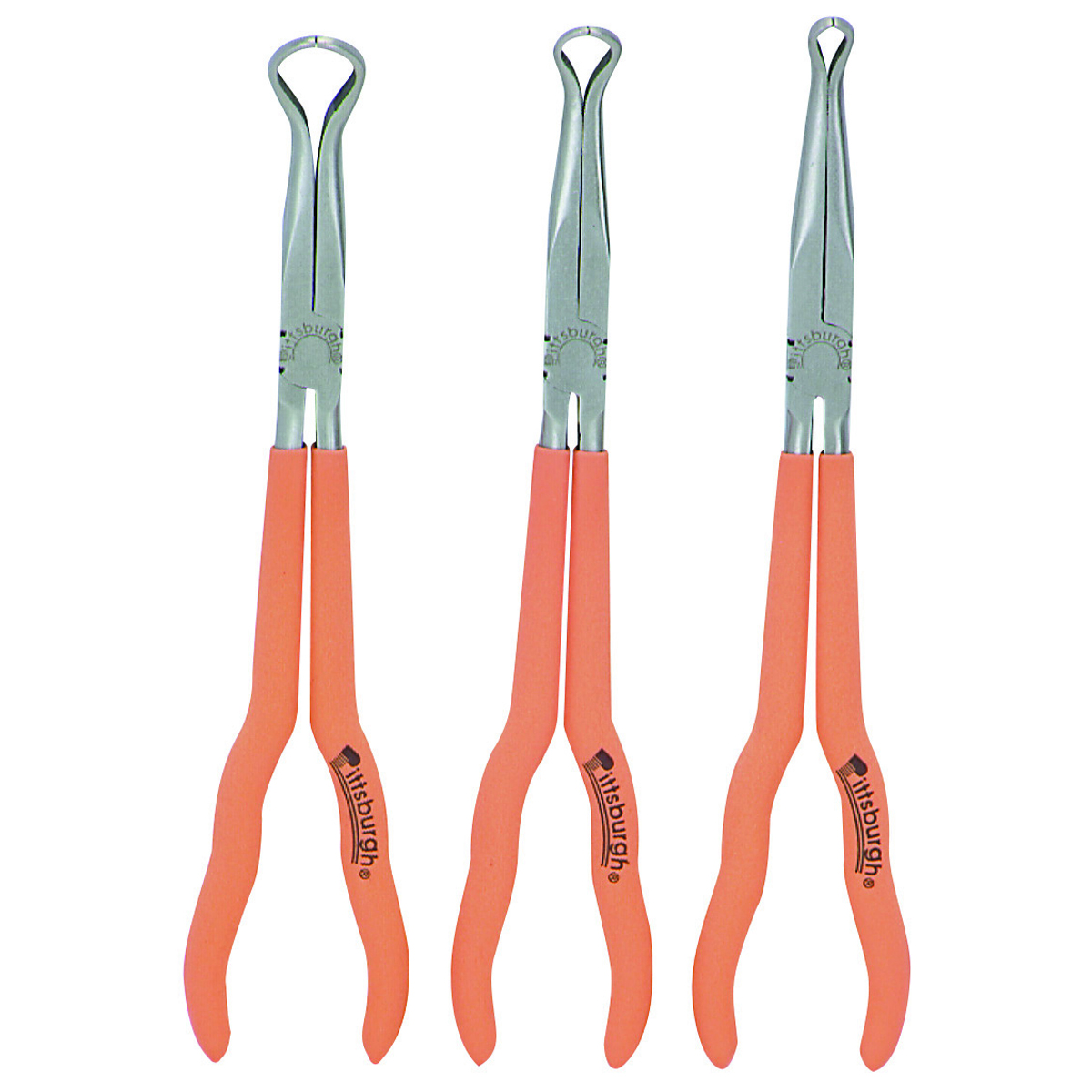 PITTSBURGH Long Reach Hose Grip Pliers 3 Pc. - Item 37909