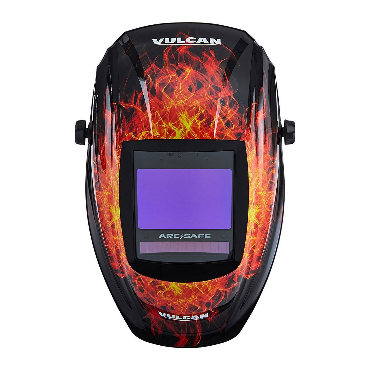 VULCAN ArcSafe™ Auto Darkening Welding Helmet With Flame Design – Item 56861