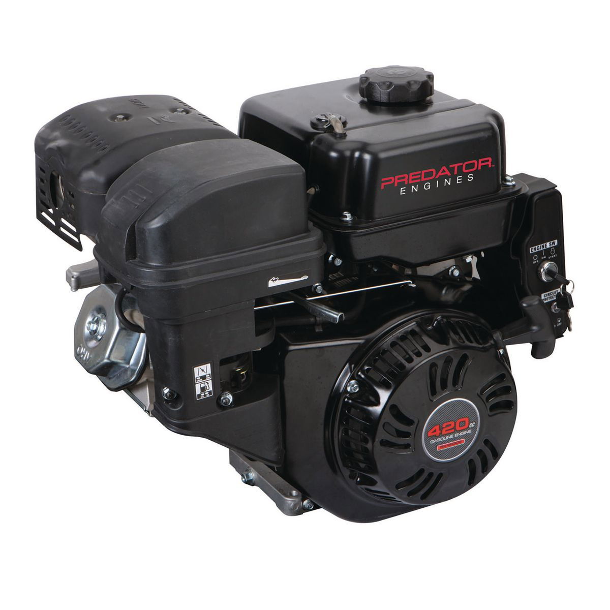 PREDATOR 13 HP (420cc) OHV Horizontal Shaft Gas Engine - Item 60340 / 60349 / 69736