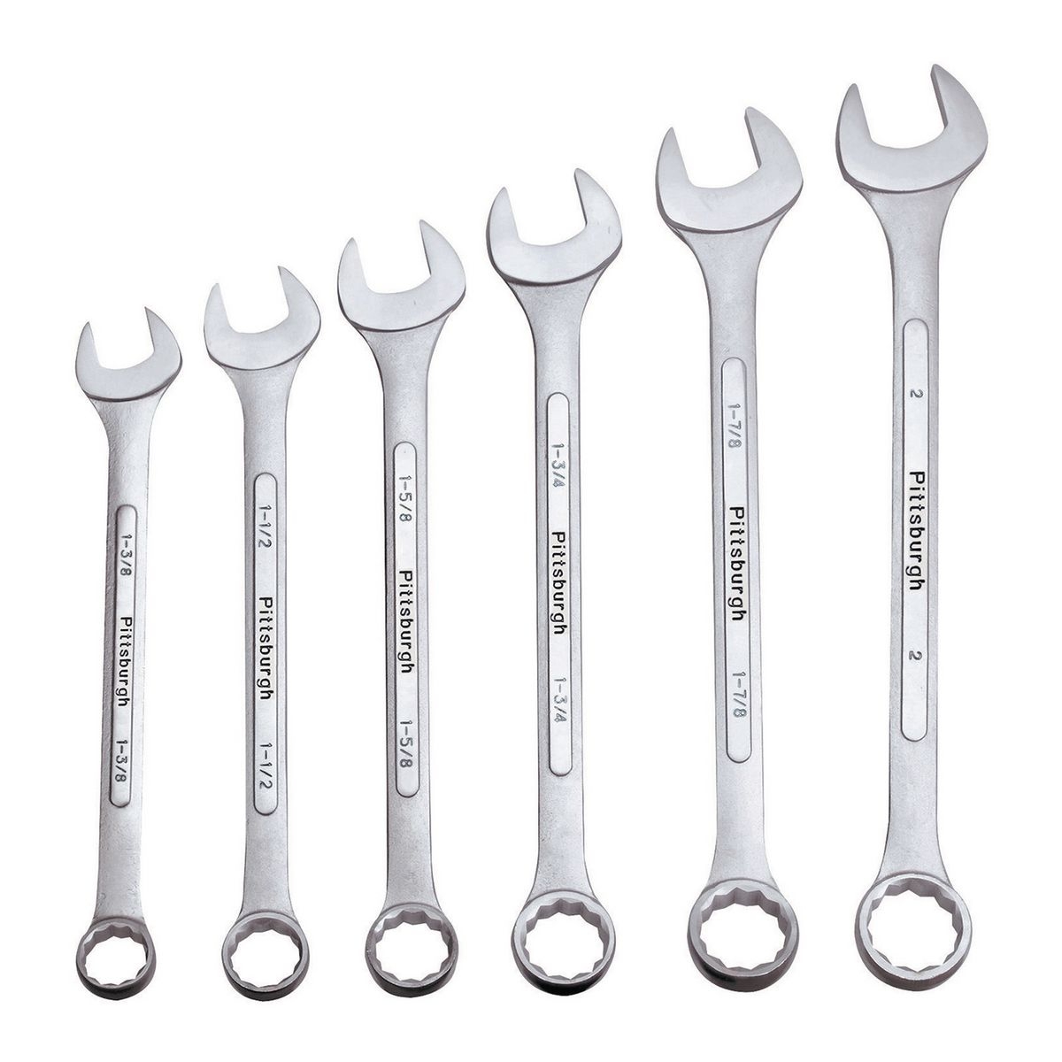 PITTSBURGH SAE Jumbo Combination Wrench Set 6 Pc. - Item 61513 / 00925