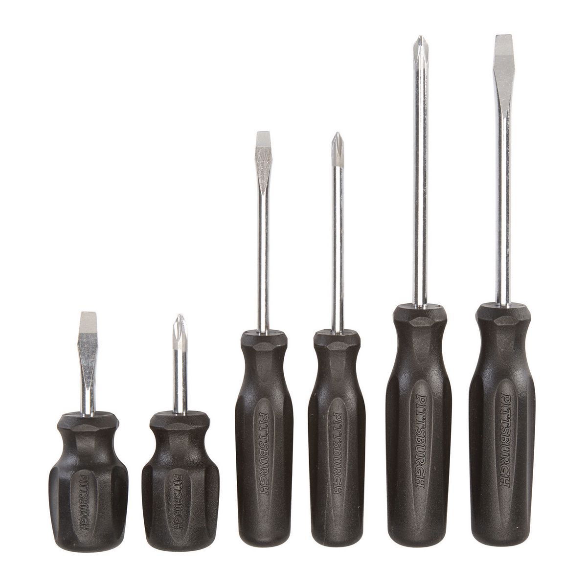 PITTSBURGH Screwdriver Set 6 Pc. - Item 62570 / 47770 / 61313 / 62583 / 62728