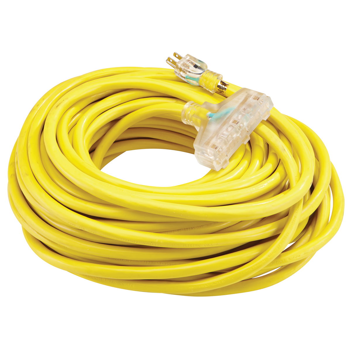 VANGUARD 100 Ft. x 10 Gauge Triple Tap Extension Cord - Item 62918 / 61999 / 62919 / 93674