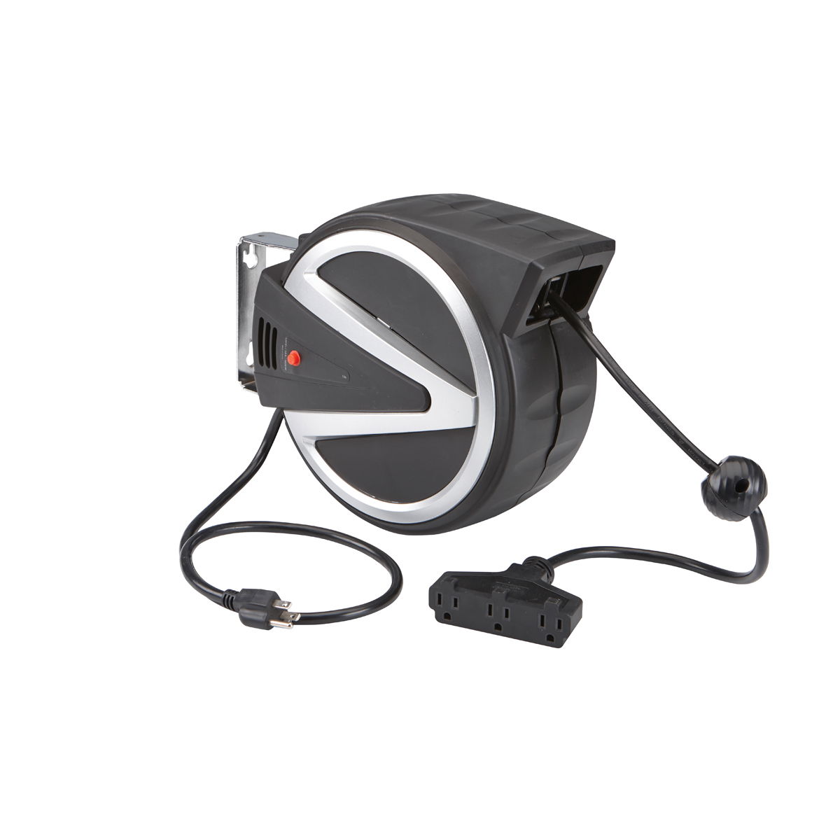 VANGUARD 40 ft. Retractable Cord Reel with Triple Tap - Item 62952 / 61558 / 91470