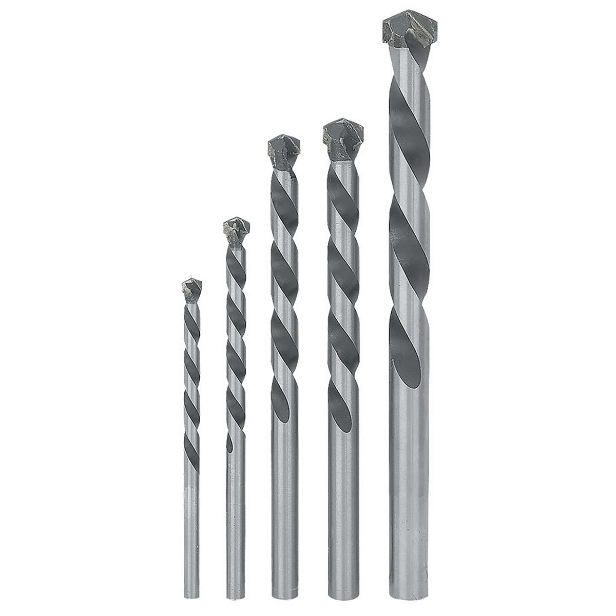 WARRIOR Masonry Drill Bit Set 5 Pc. - Item 63074 / 43694