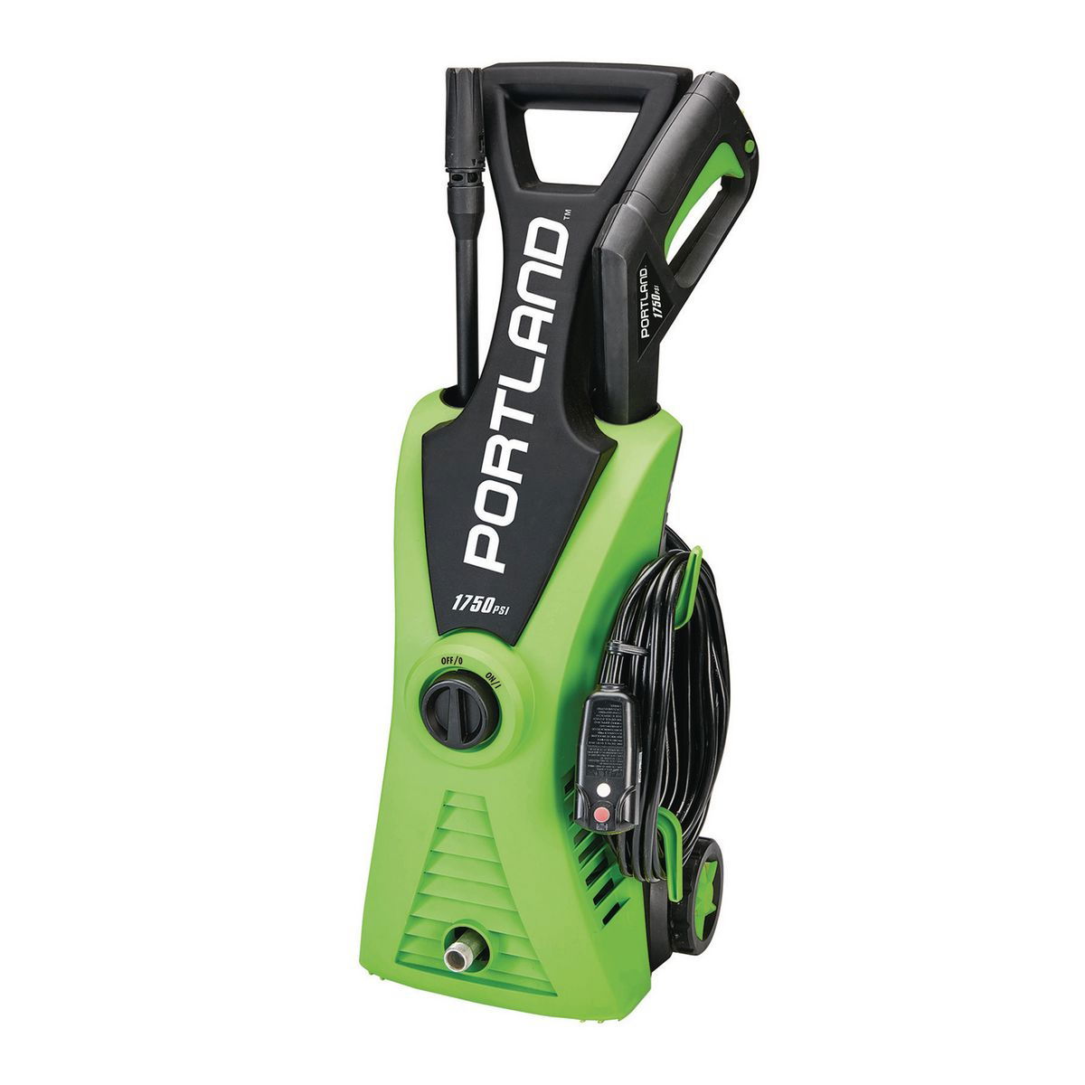 PORTLAND® 1750 PSI 1.3 GPM Electric Pressure Washer - Item 63254 / 63255