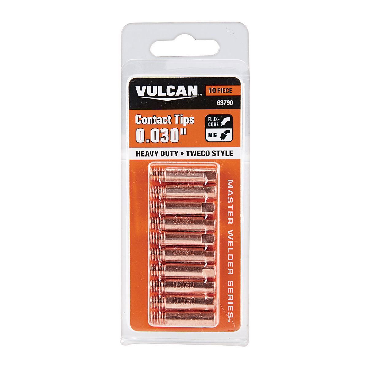 VULCAN 0.030 in. MIG Welding Contact Tips 10 Pk. - Item 63790