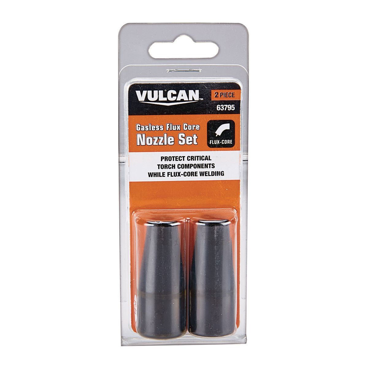 VULCAN Gasless Flux Core Nozzle Set 2 Pc. - Item 63795