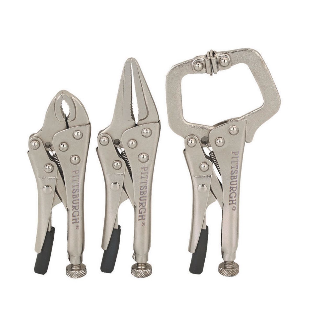 PITTSBURGH Mini Locking Pliers Set 3 Pc. - Item 63840