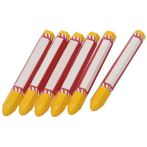 PITTSBURGH Yellow Marking Crayons 6 Pc. - Item 65201