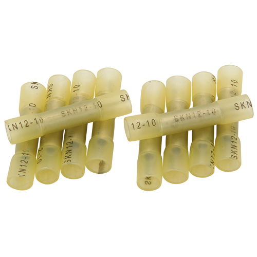 STOREHOUSE 10-12 Gauge Watertight Heat-Shrink Butt Connectors 10 Pc. - Item 66597