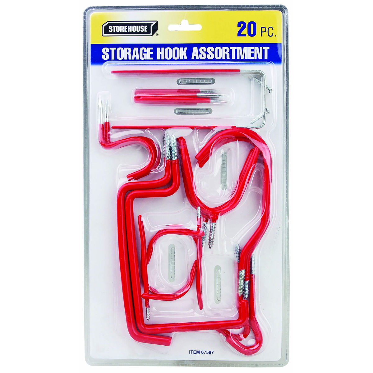 STOREHOUSE Storage Hook Set 20 Pc. - Item 67587