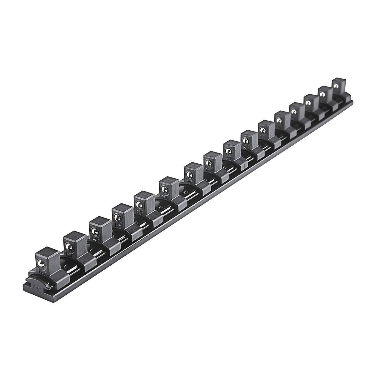 U.S. GENERAL 1/2 in. Magnetic Socket Rail - Black - Item 70035