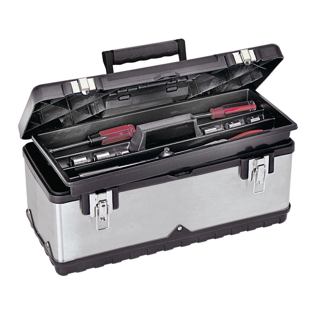 VOYAGER 20 in. Stainless Steel Toolbox - Item 93168 / 61572