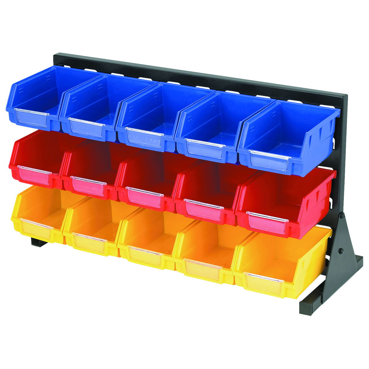 STOREHOUSE 15 Bin Tabletop Parts Rack - Item 93198