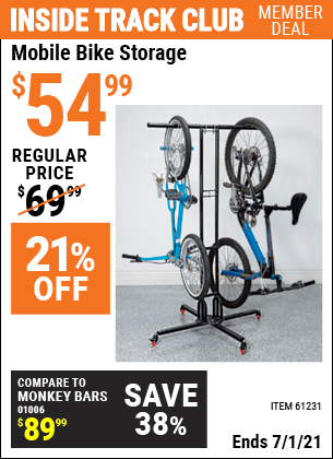 Harbor freight bicycle stand on sale