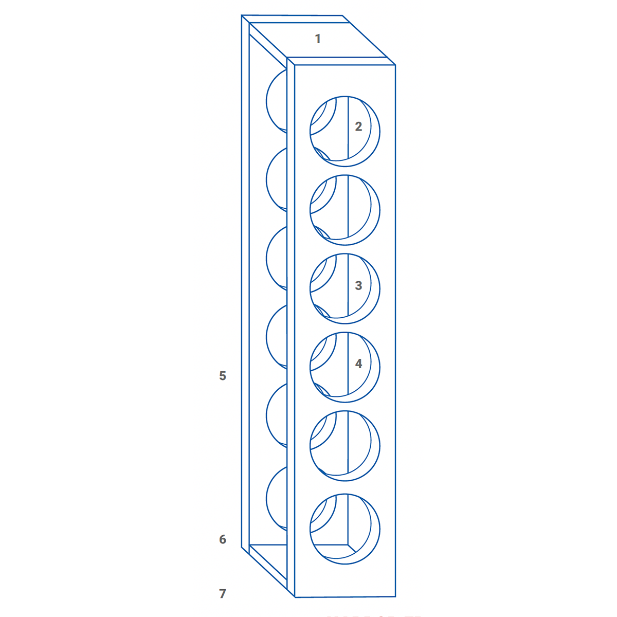 6 Bottle Wine Rack - DIY Project Instructions - Harbor Freight Tools