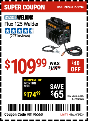 Flux 125 Welder