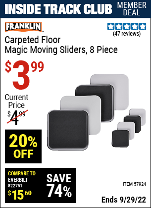 Inside Track Club members can buy the FRANKLIN Magic Moving Sliders (Item 57924) for $3.99, valid through 9/29/2022.