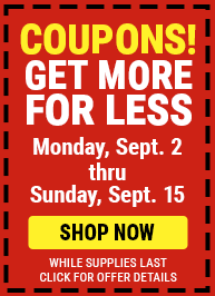 Get More For Less with Coupons