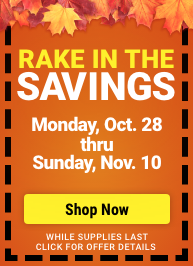 Rake in the savings