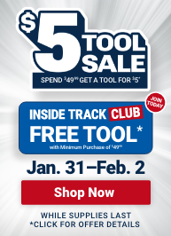 $5 tool sale